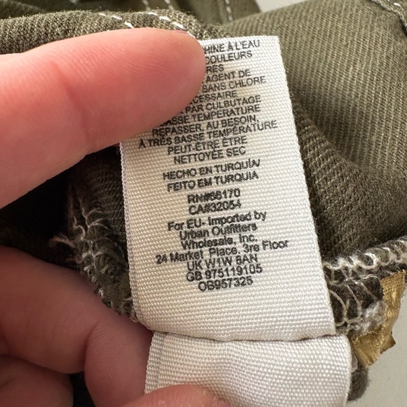 Size 6 Free People Army Green Paper Bag Tie Waist Splendor in the Grass Skirt - Picture 3 of 7